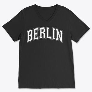 Berlin New Jersey Varsity Soft Lightweight V-Neck