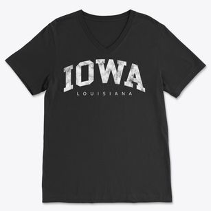 Iowa Louisiana Urban Vibe Soft Lightweight V-Neck