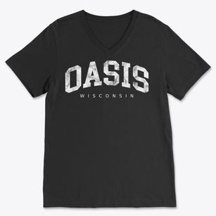 Oasis Wisconsin Urban Vibe Soft Lightweight V-Neck