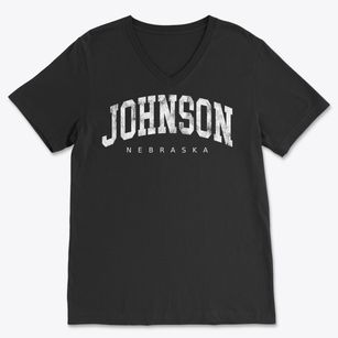 Johnson Nebraska Urban Vibe Soft Lightweight V-Neck