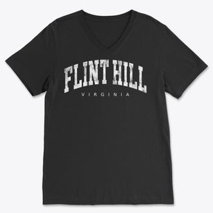 Flint Hill Virginia Urban Vibe Soft Lightweight V-Neck