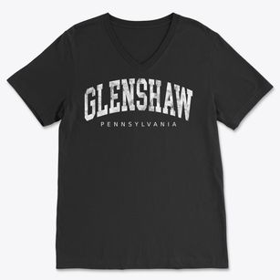 Glenshaw Pennsylvania Urban Vibe Soft Lightweight V-Neck