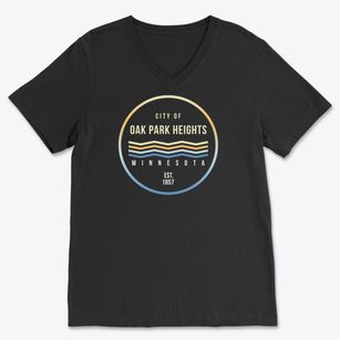 Oak Park Heights Minnesota Color Fade Soft Lightweight V-Neck