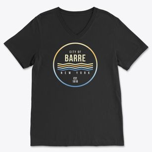 Barre New York Color Fade Soft Lightweight V-Neck