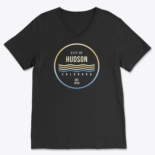 Hudson Colorado Color Fade Soft Lightweight V-Neck