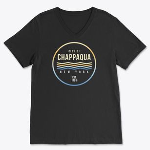 Chappaqua New York Color Fade Soft Lightweight V-Neck