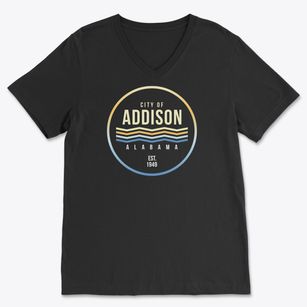 Addison Alabama Color Fade Soft Lightweight V-Neck