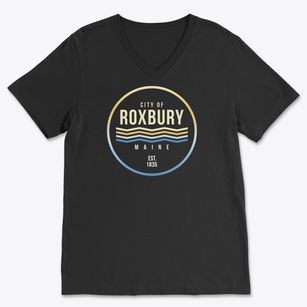 Roxbury Maine Color Fade Soft Lightweight V-Neck