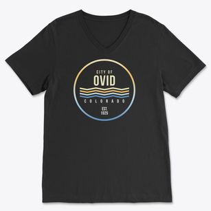 Ovid Colorado Color Fade Soft Lightweight V-Neck