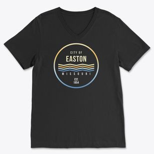 Easton Missouri Color Fade Soft Lightweight V-Neck