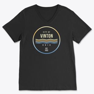 Vinton Ohio Color Fade Soft Lightweight V-Neck
