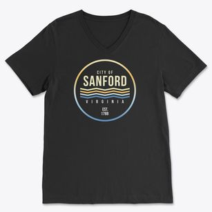Sanford Virginia Color Fade Soft Lightweight V-Neck
