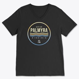 Palmyra Virginia Color Fade Soft Lightweight V-Neck