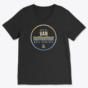 Van West Virginia Color Fade Soft Lightweight V-Neck