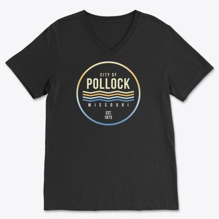 Pollock Missouri Color Fade Soft Lightweight V-Neck