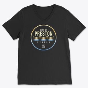 Preston Nevada Color Fade Soft Lightweight V-Neck