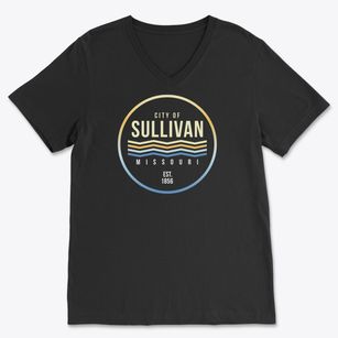 Sullivan Missouri Color Fade Soft Lightweight V-Neck
