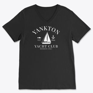 Yankton South Dakota Yacht Club Soft Lightweight V-Neck