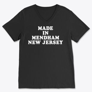 Mendham New Jersey Classic 70s Soft Lightweight V-Neck