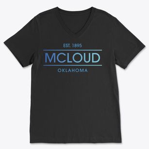 Mcloud Oklahoma Horizon Soft Lightweight V-Neck