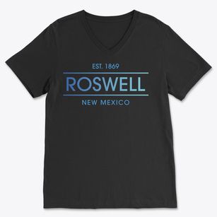Roswell New Mexico Horizon Soft Lightweight V-Neck