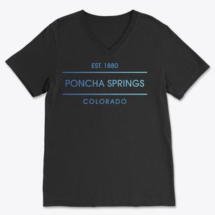 Poncha Springs Colorado Horizon Soft Lightweight V-Neck