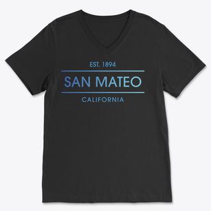 San Mateo California Horizon Soft Lightweight V-Neck
