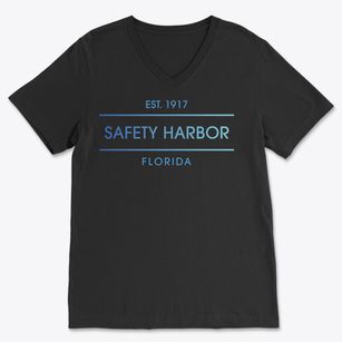 Safety Harbor Florida Horizon Soft Lightweight V-Neck