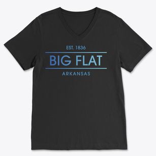 Big Flat Arkansas Horizon Soft Lightweight V-Neck