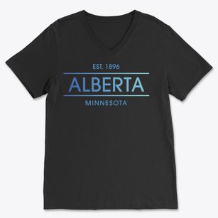 Alberta Minnesota Horizon Soft Lightweight V-Neck
