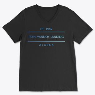 Pope-vannoy Landing Alaska Horizon Soft Lightweight V-Neck