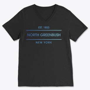 North Greenbush New York Horizon Soft Lightweight V-Neck