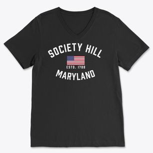 Society Hill Maryland Patriot Soft Lightweight V-Neck