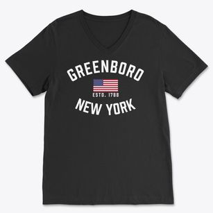 Greenboro New York Patriot Soft Lightweight V-Neck