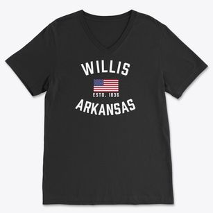 Willis Arkansas Patriot Soft Lightweight V-Neck