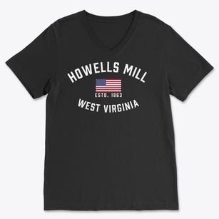 Howells Mill West Virginia Patriot Soft Lightweight V-Neck