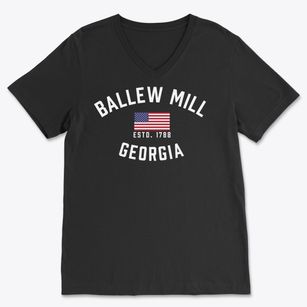 Ballew Mill Georgia Patriot Soft Lightweight V-Neck