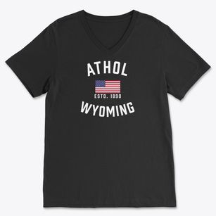 Athol Wyoming Patriot Soft Lightweight V-Neck