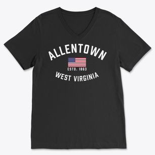 Allentown West Virginia Patriot Soft Lightweight V-Neck