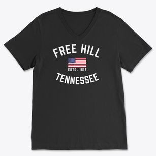 Free Hill Tennessee Patriot Soft Lightweight V-Neck