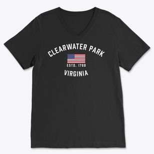 Clearwater Park Virginia Patriot Soft Lightweight V-Neck