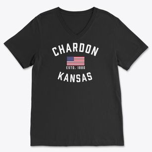 Chardon Kansas Patriot Soft Lightweight V-Neck