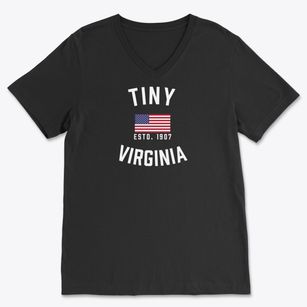 Tiny Virginia Patriot Soft Lightweight V-Neck