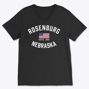 Rosenburg Nebraska Patriot Soft Lightweight V-Neck
