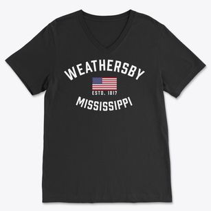 Weathersby Mississippi Patriot Soft Lightweight V-Neck
