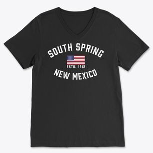 South Spring New Mexico Patriot Soft Lightweight V-Neck