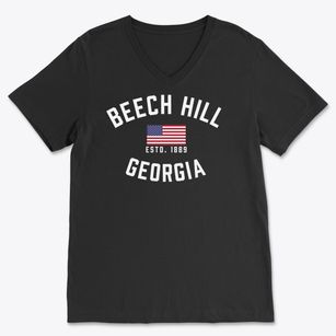 Beech Hill Georgia Patriot Soft Lightweight V-Neck