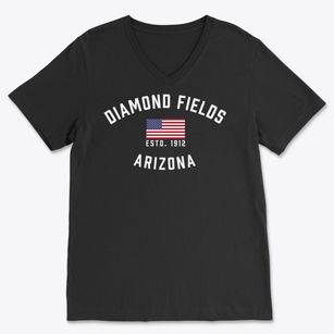 Diamond Fields Arizona Patriot Soft Lightweight V-Neck