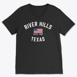 River Hills Texas Patriot Soft Lightweight V-Neck