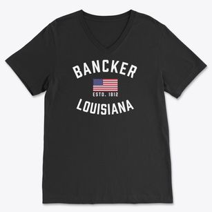 Bancker Louisiana Patriot Soft Lightweight V-Neck